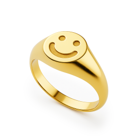 Печатка Smile з позолотою